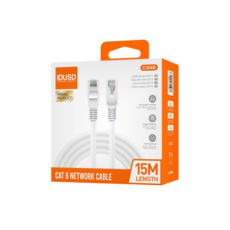 Câble Ethernet RJ45 15m - IDUSD