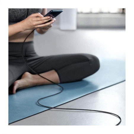 Câble tressé USB-C 2m blanc - IDUSD