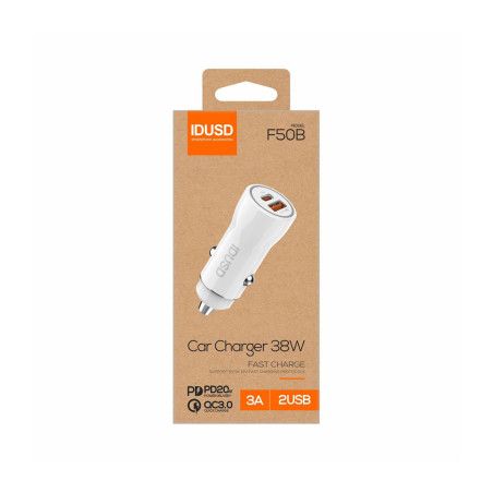 Prise allume-cigare 2 ports 38W - IDUSD