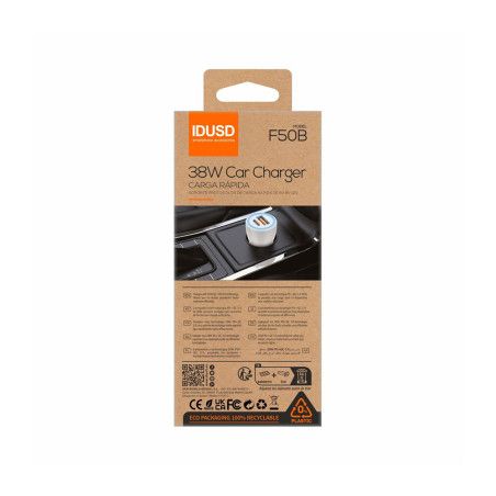 Prise allume-cigare 2 ports 38W - IDUSD