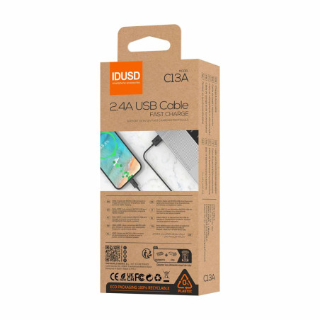 Câble USB-C Noir 1,2 m - IDUSD
