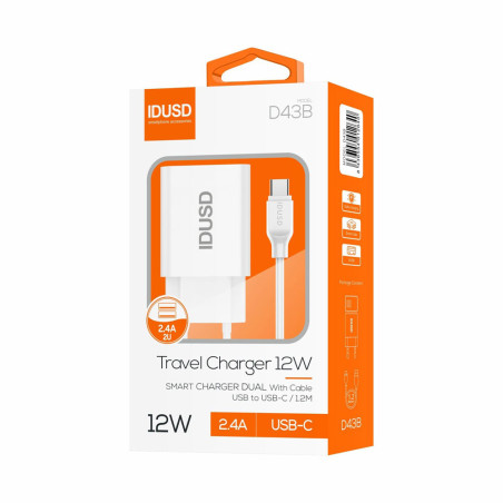 Chargeur complet fast charge USB-C blanc - IDUSD