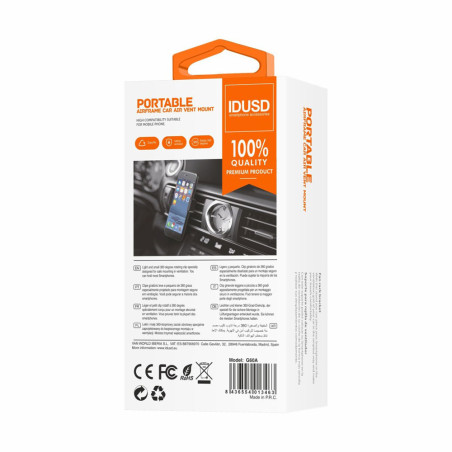 Support smartphone universel aération voiture - IDUSD
