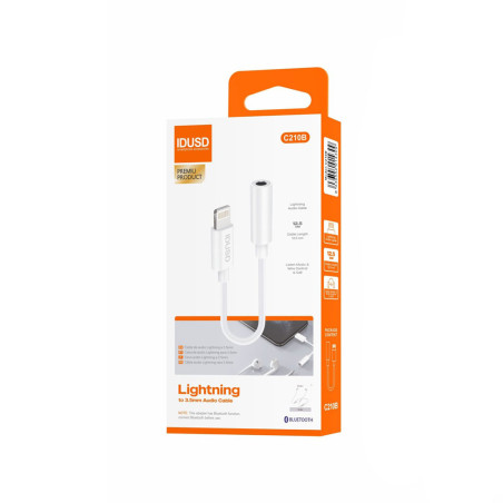 Adaptateur Lightning vers prise jack (3,5mm) Bluetooth - IDUSD
