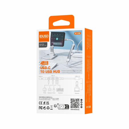Mini Hub USB-C 4 ports - IDUSD