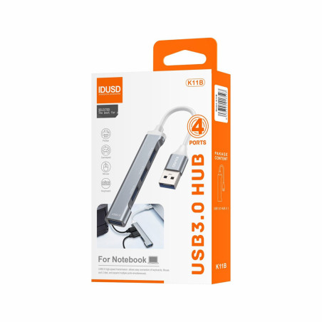 Mini Hub USB-C 4 ports pour Notebook - IDUSD