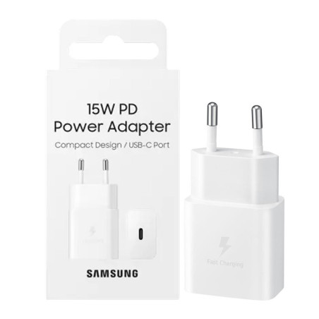 Prise secteur USB-C 15W 2A d'origine Samsung avec packaging