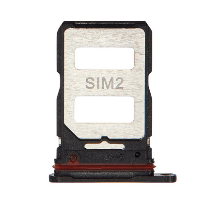 Tiroir double SIM Xiaomi 12T / 12T Pro noir