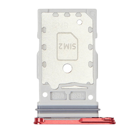 Tiroir double SIM Samsung Galaxy S25 / S25+ corail