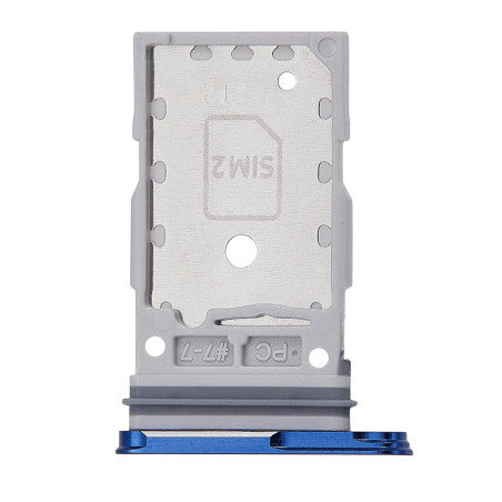 Tiroir double SIM Samsung Galaxy S25 / S25+ bleu nuit
