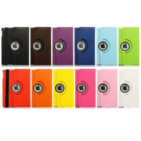 Etui cuir 360° iPad Air / iPad 5 9,7" / iPad 6 (2018) rouge
