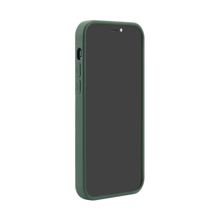Coque silicone vert MagSafe + protection caméra iPhone 16 Pro