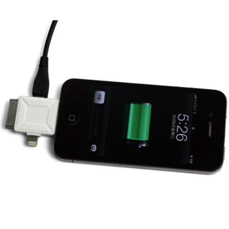 Adaptateur 3 en 1 lightning / micro usb / 30 broches