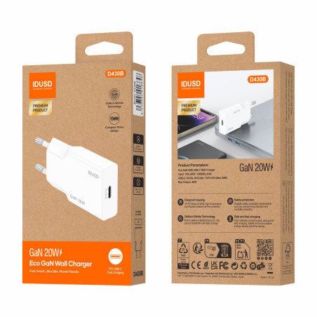 Prise secteur USB-C 20W - IDUSD