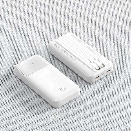 Batterie externe Fast Charge 22,5W - 20000 mAh blanc - IDUSD