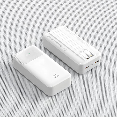 Batterie externe Fast Charge 22,5W - 30000 mAh blanc - IDUSD