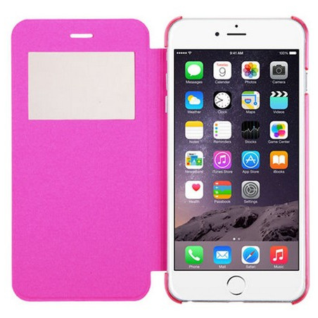 Etui Flip Cover rose iPhone 6