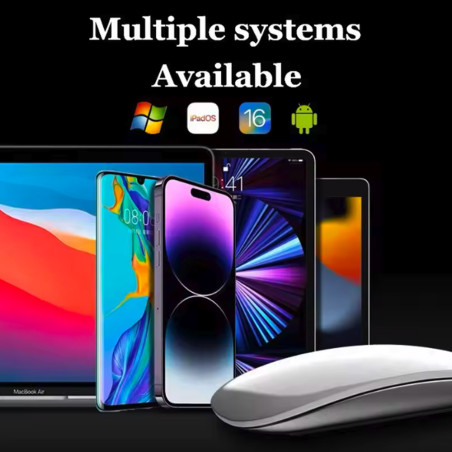 Souris Bluetooth sans fil Apple Magic Mouse blanc