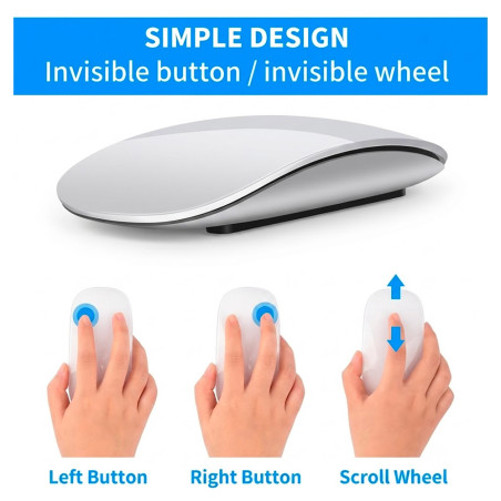 Souris Bluetooth sans fil Apple Magic Mouse blanc