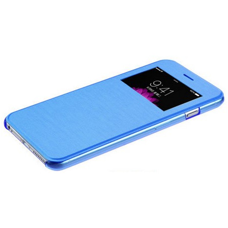 Etui Flip Cover bleu iPhone 6 Plus