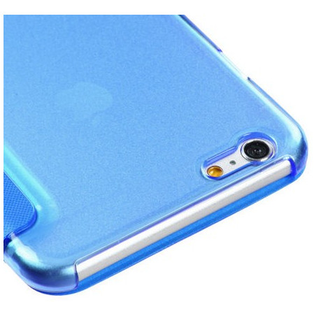 Etui Flip Cover bleu iPhone 6 Plus