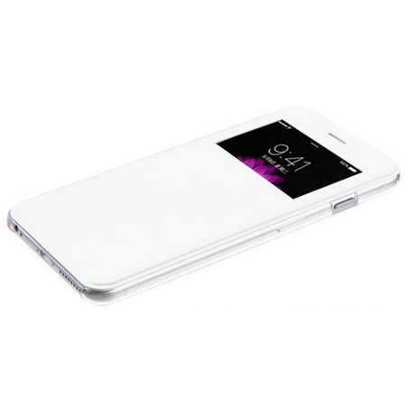 Etui Flip Cover blanc iPhone 6 Plus