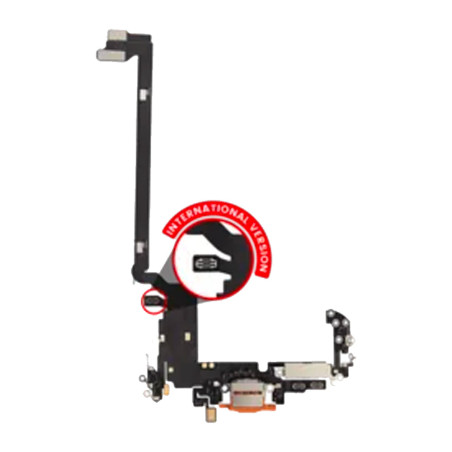 Connecteur de charge iPhone 17 Pro Max orange