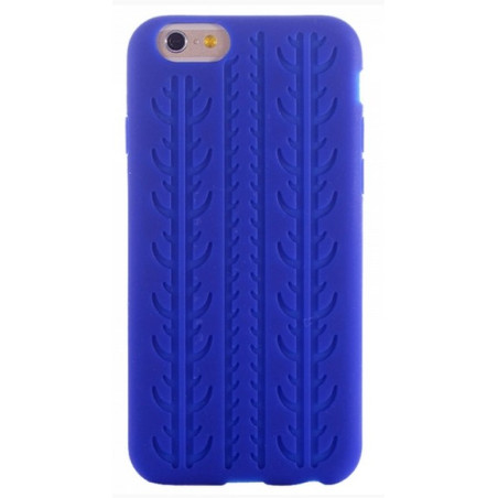 Coque silicone Pneu bleu iPhone 6