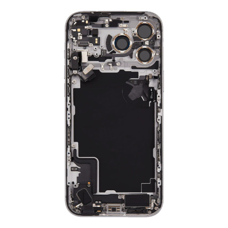 Coque arrière complète avec châssis iPhone 17 Pro Max argent d'origine Apple