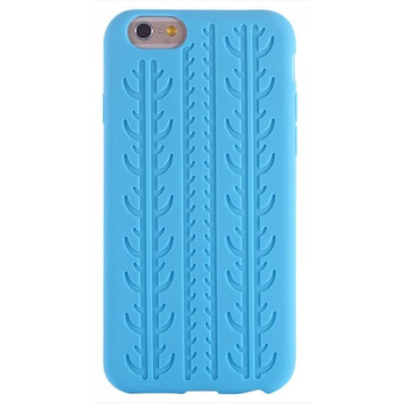 Coque silicone Pneu bleu ciel iPhone 6