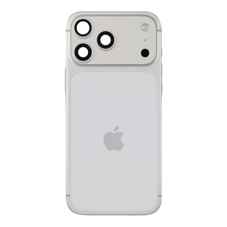 Coque arrière complète avec châssis iPhone 17 Pro Max argent d'origine Apple