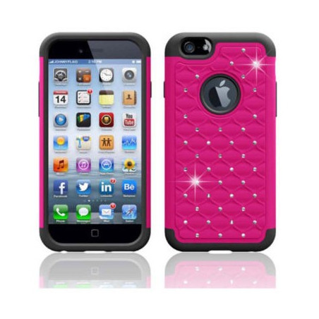 Coque anti-choc avec strass iPhone 6