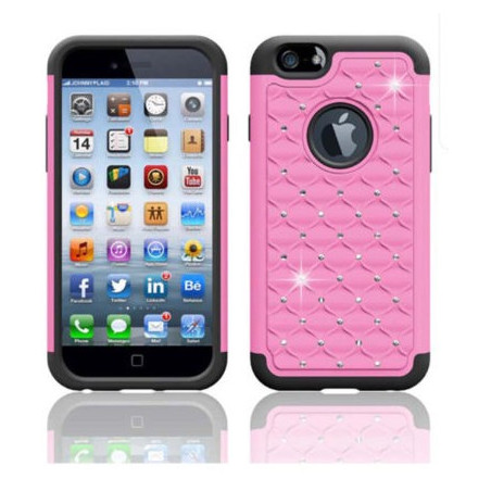 Coque anti-choc avec strass iPhone 6