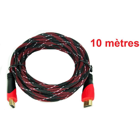 Câble HDMI 10 mètres