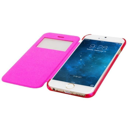 Etui Flip Cover Rose iPhone 6 Plus