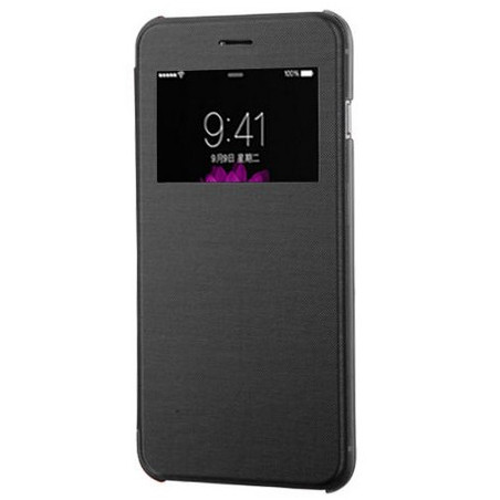 Etui Flip Cover Noir iPhone 6 Plus