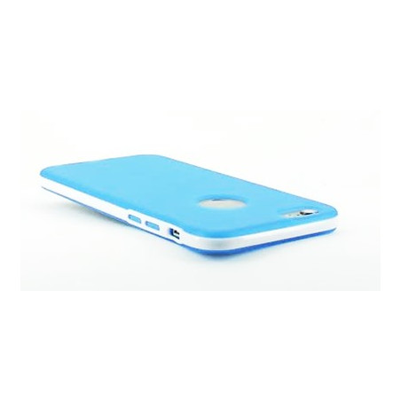 Coque silicone bandeau blanc iPhone 6