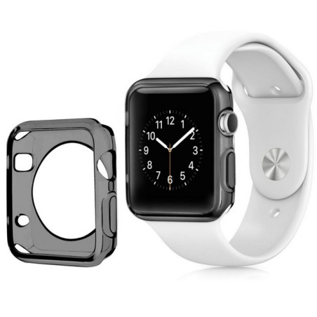 Coque silicone Gris Apple Watch 38mm