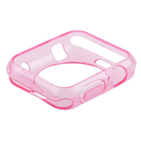 Coque silicone Apple Watch 42mm Rose