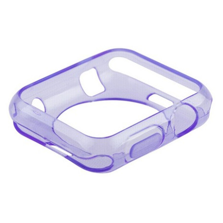 Coque silicone Apple Watch 42mm Violet