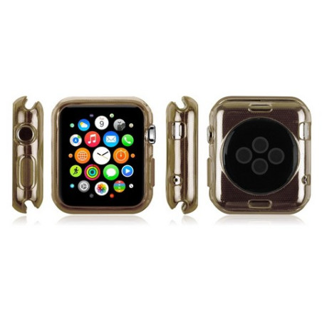 Coque silicone Apple Watch 42mm Or