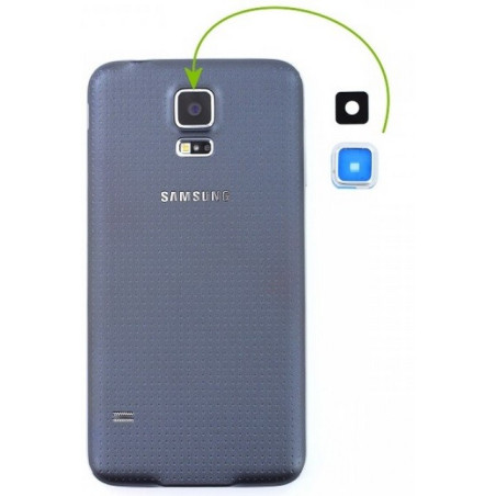 Lentille caméra arrière Samsung Galaxy S5 SM-G900F