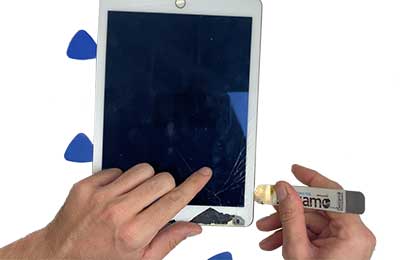 Acheter pour réparer Ecran tactile noir + LCD de remplacement pour iPad Air  2 (A1566 / A1567) [ Trouble Clic ]